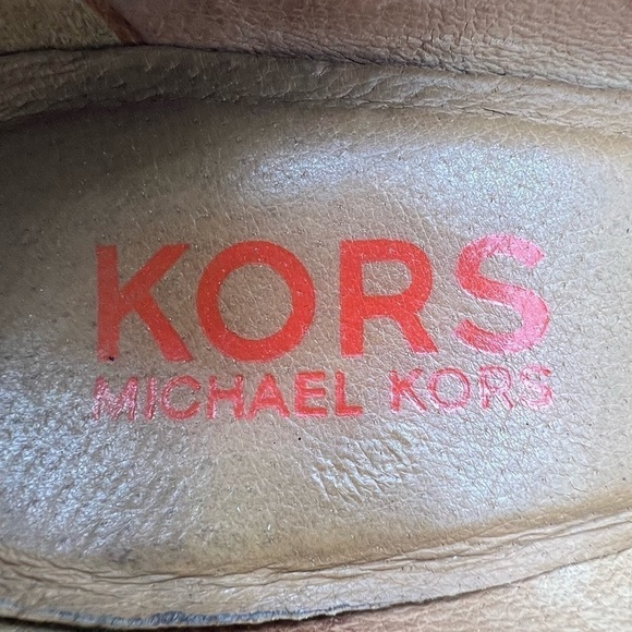 KORS Michael Kors Black Suede Platform Mary Jane Wedge Heels Size 8 Women's - Picture 2 of 8